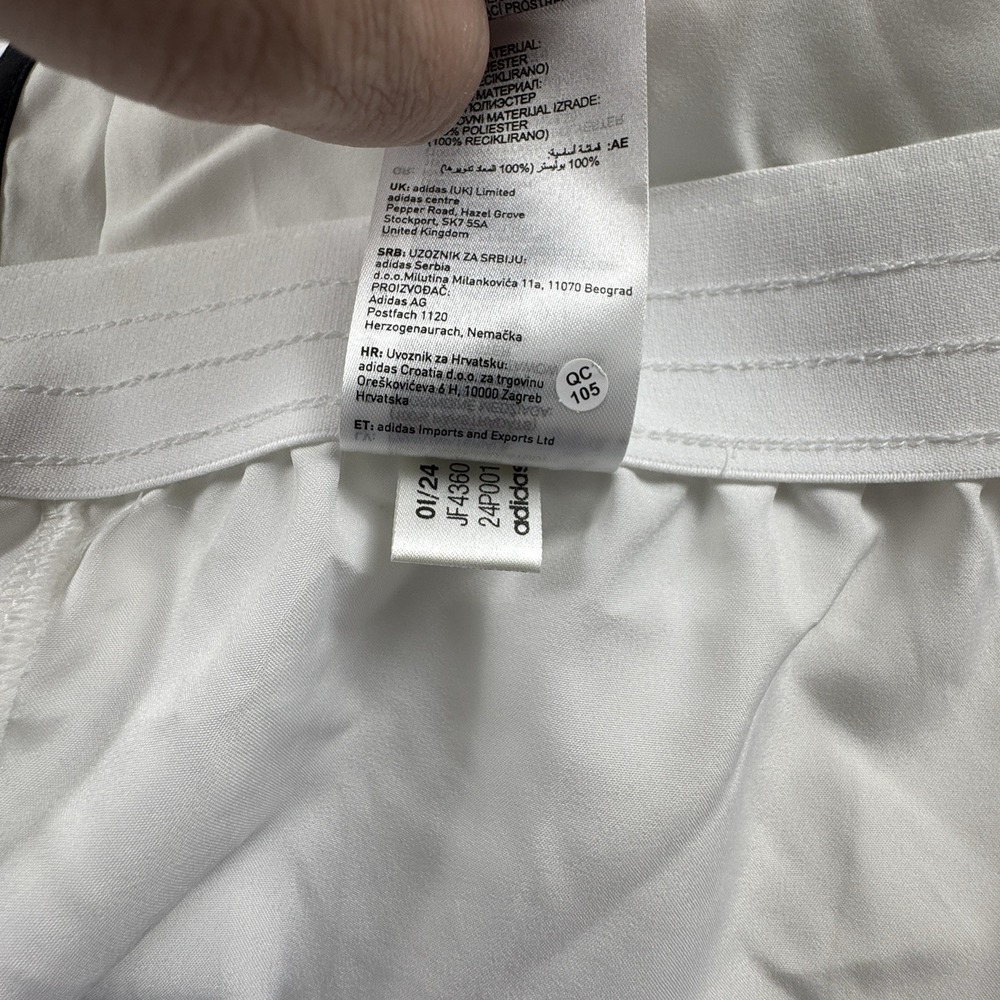 ADIDAS Womens Size XL 3 Stripes High Rise Athletic Training Shorts Aeroready Run - Picture 10 of 13